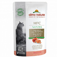 Консерва Almo Nature HFC Cat Natural с лососем и тыквой 55 г