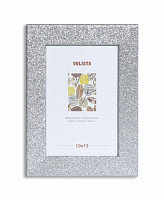 Рамка для фотографии со стеклом Веліста 25W-81010-18v 1 фото 10x15 см серебряный 