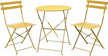 Комплект металлической мебели Indigo Бистро желтый 