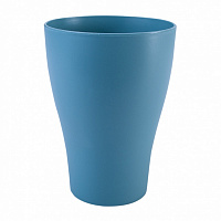 Стакан для напитков сизо-голубой пластик 250 мл Алеана 