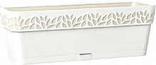 Ящик балконный Stefanplast Opera Cloe прямоугольный 9,5л (94400) белый 