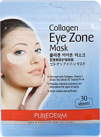 Гидрогелевые патчи Purederm Collagen Eye Zone Mask 30 шт./уп.