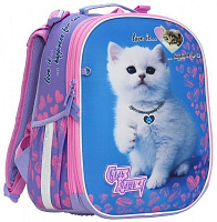 Рюкзак каркасный CLASS SchoolCase Mini Cute Kitten 2 отделения 2101C