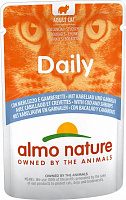 Консерва для кошек Almo Nature Daily Cat треска и креветки 70 г