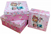 Коробка подарочная Happycom International Цветы