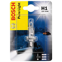 Лампа накаливания Bosch Pure Light (Blister) (1987301005) H1 P14.5s 12 В 55 Вт 1 шт