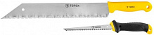 Пила по гипсокартону 150 мм Topex 10A725 с ножом для минеральной ваты