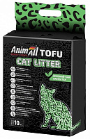 Наполнитель для кошачьего туалета AnimAll ТОФА Зеленый Чай 10 Л 4,66 кг 