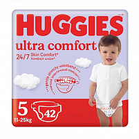 Подгузники Huggies Ultra Comfort Unisex (5) 11-25 кг 42 шт.
