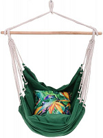 Кресло-гамак с подушкой Тукан 100x130 см зеленый