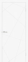 Дверное полотно ОМиС Cortex Геометрия 03 ПГ 600 мм белый silk matt 