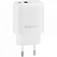 Зарядное устройство Gelius Pro X-Duo GP-HC014 USB/Type-C QC3.0 / D20W White (2099900851834) 