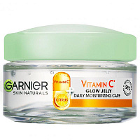 Гель день-ночь Garnier Skin Naturals с витамином С для тусклой кожи лица с эффектом сияния и выравнивания тона 50 мл