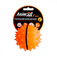 Игрушка для собак AnimAll Fun мяч каштан оранжевый 7 см