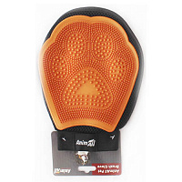 Перчатка массажная AnimAll MG9608 оранжевая 67012