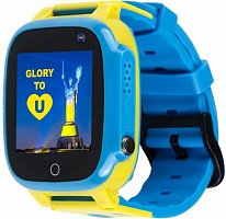 Смарт-часы детские AmiGo GO008 GLORY GPS WIFI yellow/blue (976267)