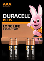 Батарейки Duracell Plus AAA (R03, 286) 4 шт. 