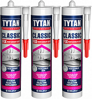 Клей монтажный Tytan Classic Fix 310 мл прозрачный 3 шт 