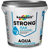 Лак для камня Strong Aqua Kompozit прозрачный 2,5 л