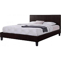 Кровать Ника 168x215x96.5 см темно-коричневая