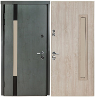 Дверь входная Булат Термо House-705 антрацит / дуб полярный 2050x950 мм левая