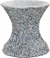 Стойка для чаши декорированная гранитной крошкой 30x30 см