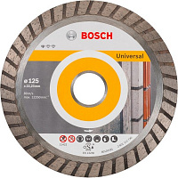 Диск алмазный отрезной Bosch Professional for Universal Turbo 125x2,0x22,2 армированный бетон 2608602394