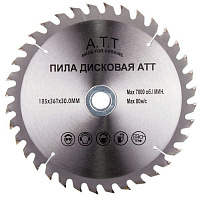 Пильный диск A.T.T.  185x30x1.7 Z24