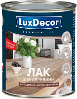 Лак для деревини LuxDecor полумат прозрачный 0,4 л