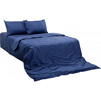 Комплект постельного белья двуспальный La Nuit Solid синий