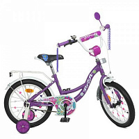 Велосипед детский PROF1 Blossom SKD75 белый с фиолетовым Y14303N 