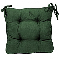 Подушка на стул rainbow темно-зеленая