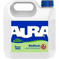 Грунтовка фунгицидная Aura® UniGrund BioBlock антиплесневая 5 л