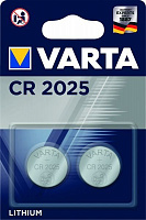 Батарейки Varta BLI 2 lithium CR2025 2 шт. 