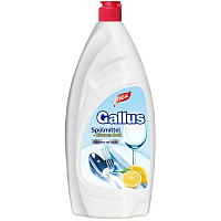 Жидкость для ручного мытья посуды Gallus Spulmittell Zitronen Duft Лимон 0,9л