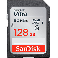 Карта памяти SanDisk microSDXC 128GB Mobile Ultra Class 10 UHS 80MB/s SDSQUNC-128G-GN6MA