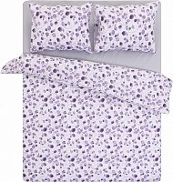 Комплект постельного белья Basic Весна премиум 2.0 фиолетовый Luna 