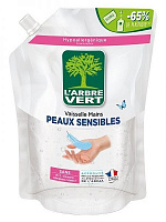 Средство для ручного мытья посуды L'Arbre Vert Чуствительная кожа 1л