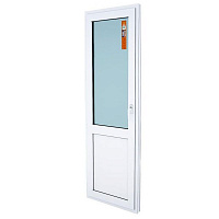 Дверь металлопластиковая Decco 700x2100 мм левая 