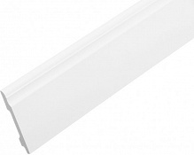 Плинтус дюрополимер King Floor JC915-W1 белый 2000х120х15,5 мм 