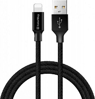 Кабель ColorWay USB - Apple Lightning 2.4А 2 м черный 