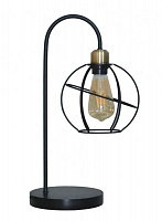 Настольная лампа Геотон 0578-1ДО 1x60 Вт E27 бронза/черный 48855 