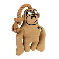 Игрушка для собак GiGwi Обезьяна с пищалкой Puffer zoo 31 см