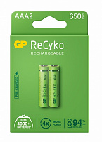 Аккумулятор GP Recyko 650AAAHCЕ-U_КУ AAA (R03, 286) 2 шт.