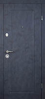 Дверь входная Abwehr А (513+514) 086R(Бтантр + Б) бетон антрацит / белый 2050х860 мм правая