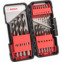 Набор сверл по металлу Bosch HSS PointTeQ ToughBox 1-10 мм 18 шт.