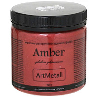 Декоративная краска Amber акриловая красное вино 0.4кг