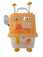Клетка для грызунов AnimAll Robotic 20,7х19х36 см оранжевая Р 988