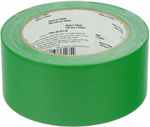 Клейкая маркировочная ПВХ лента зеленая каучуковый адгезив 0,125х50 мм 33 м
