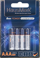 Батарейка HausMark Basic Power ААА 4 шт. (MST-AL4ААА) 